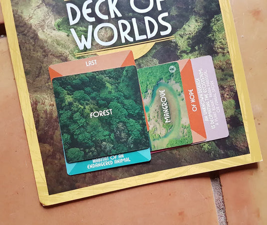 You get a free deck of writing prompts. We plant a tree.