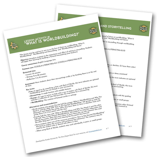 PDF Deck of Worlds Lesson Plans