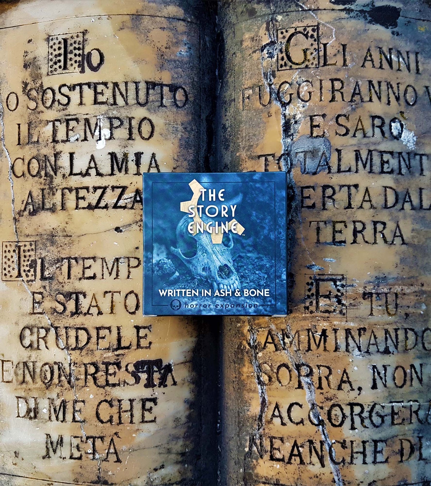 Horror writing prompts expansion on a creepy carved book sculpture