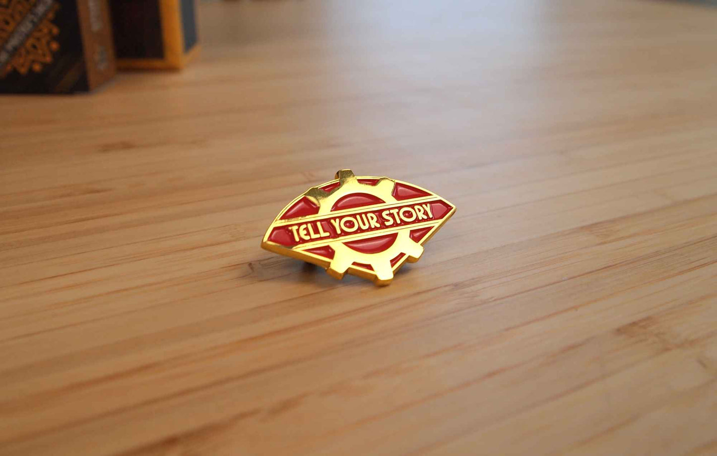 Tell Your Story Pin