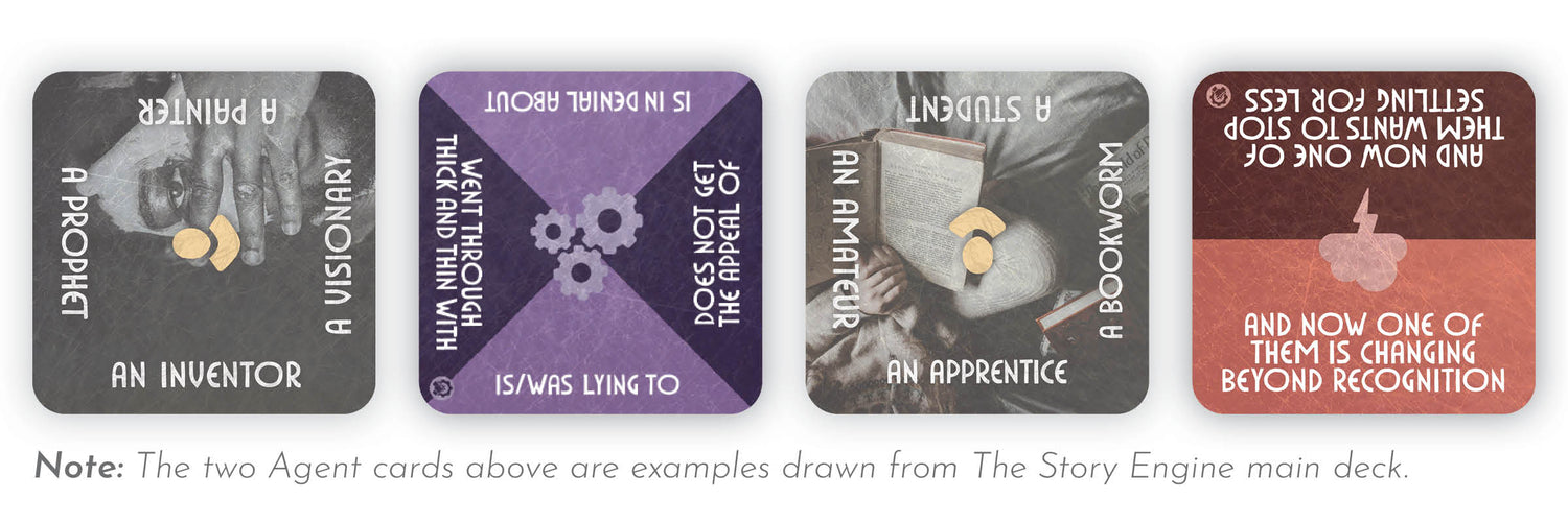 Example cards from the Relationships Expansion