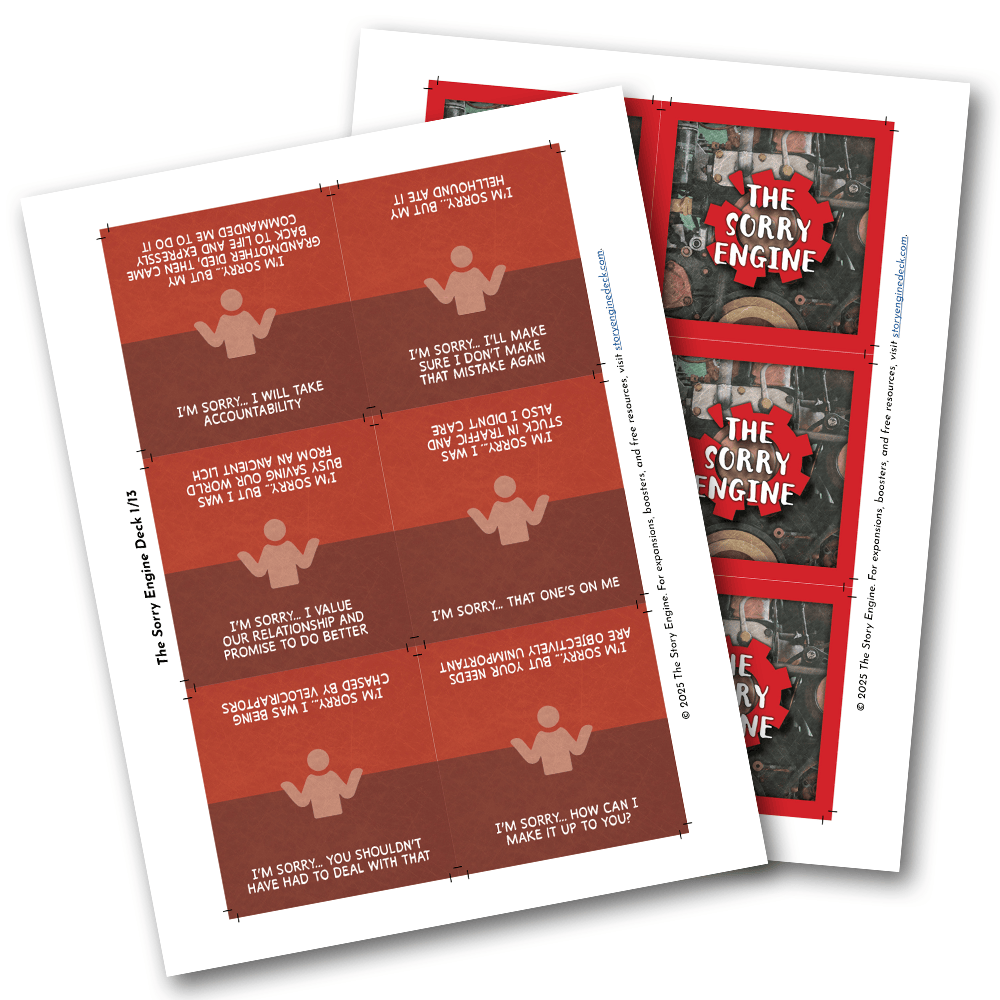 PDF The Sorry Engine Deck