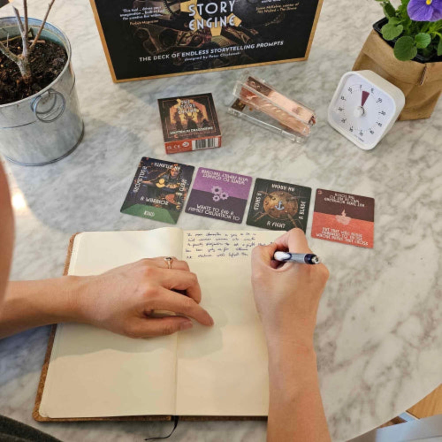 Writing epic stories with the Fantasy Writing Prompts deck couldn’t be easier