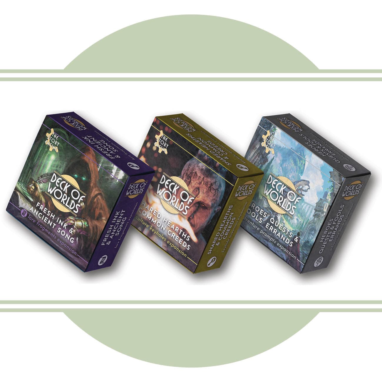 Creative Worldbuilding Expansion Set - The Story Engine Deck of Writing Prompts
