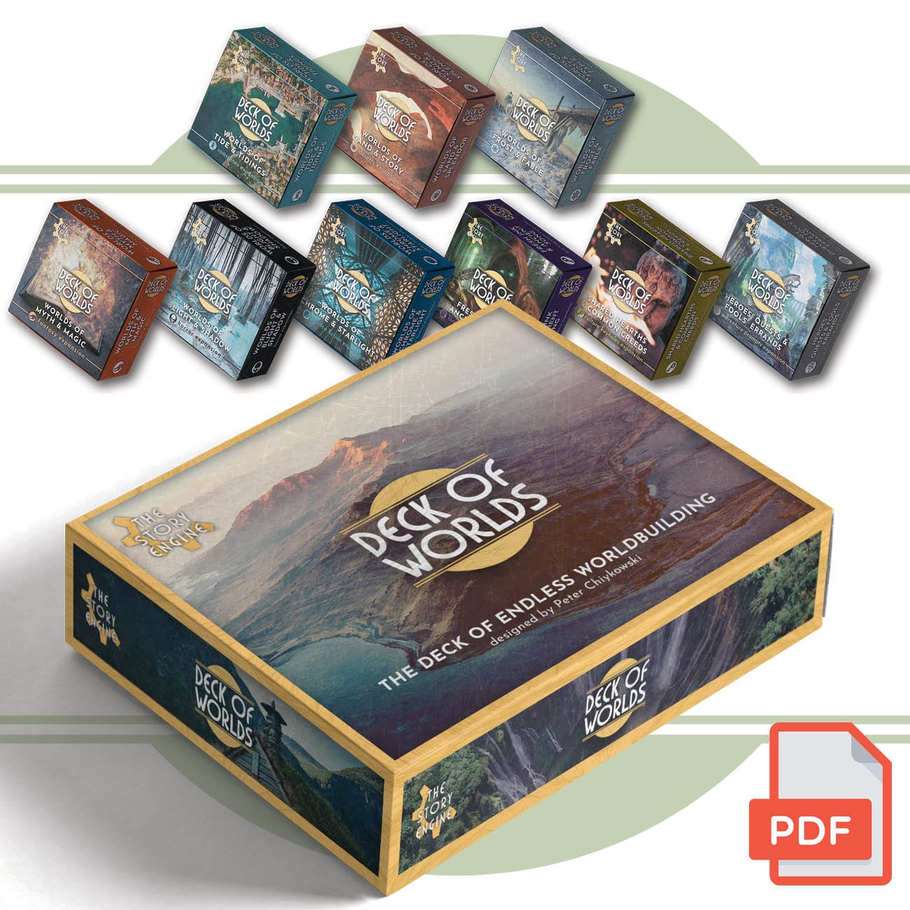 PDF "All-Worlds" Bundle - The Story Engine Deck of Writing Prompts