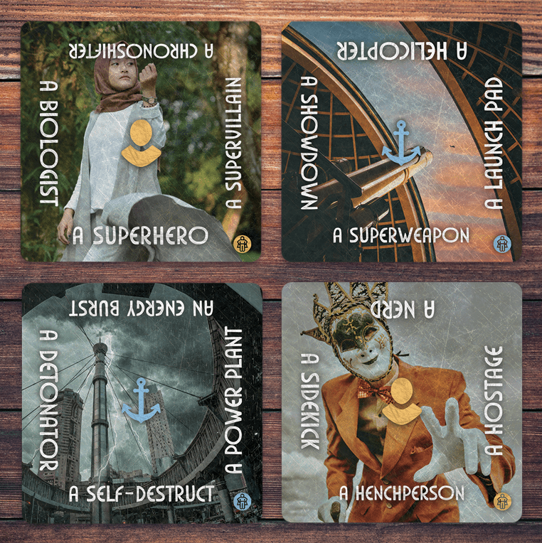 Superhero Story Prompts Booster - The Story Engine Deck of Writing Prompts