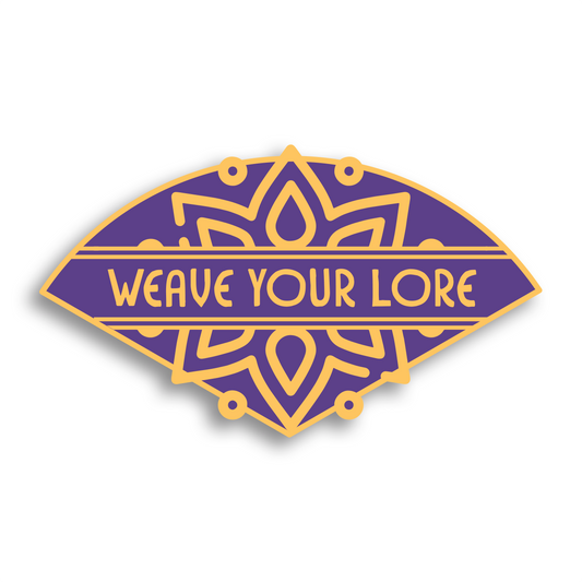 Weave Your Lore Pin