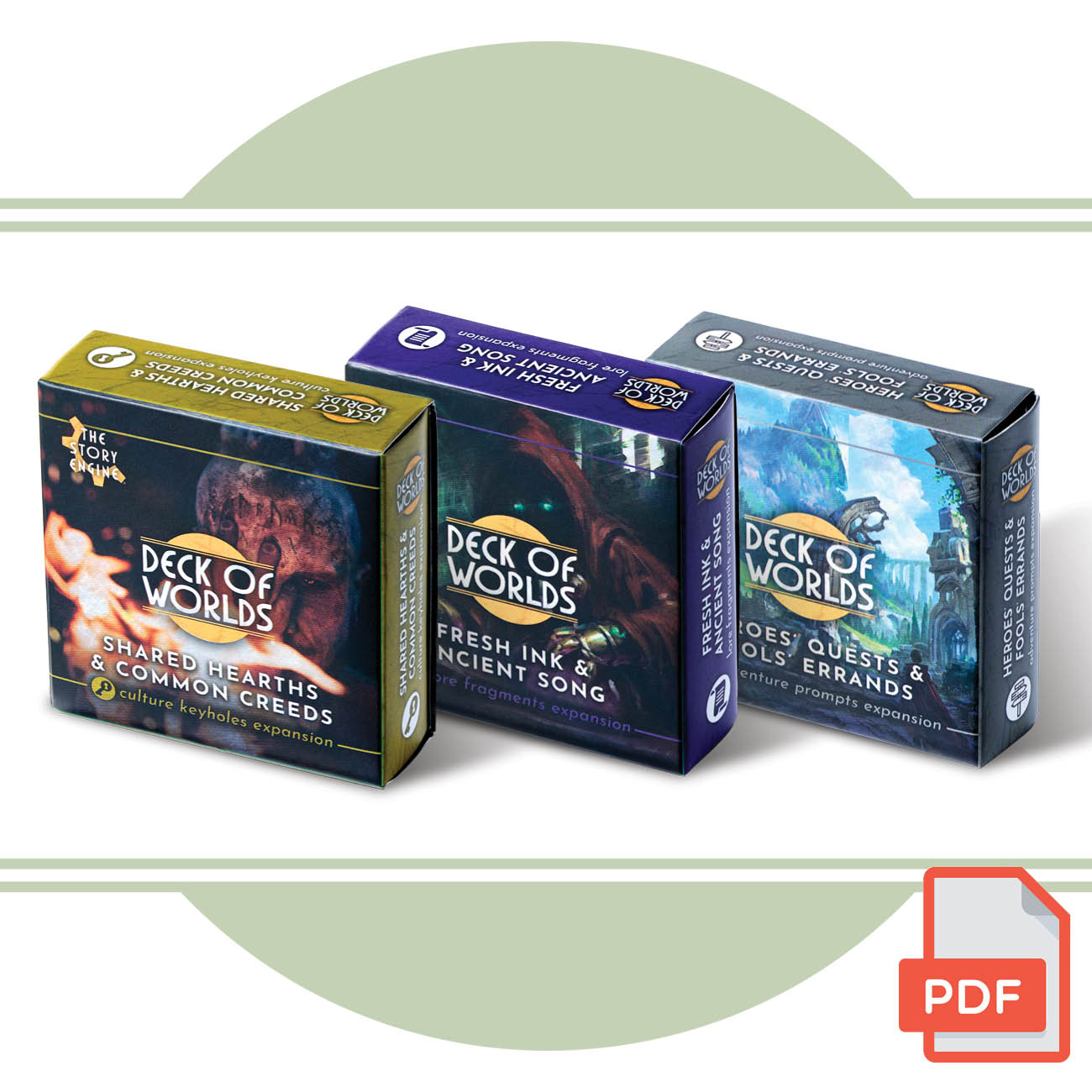 PDF Creative Worldbuilding Expansion Set