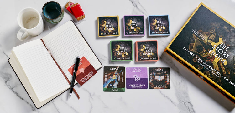 The Story Engine: Decks of Prompting Story Cards