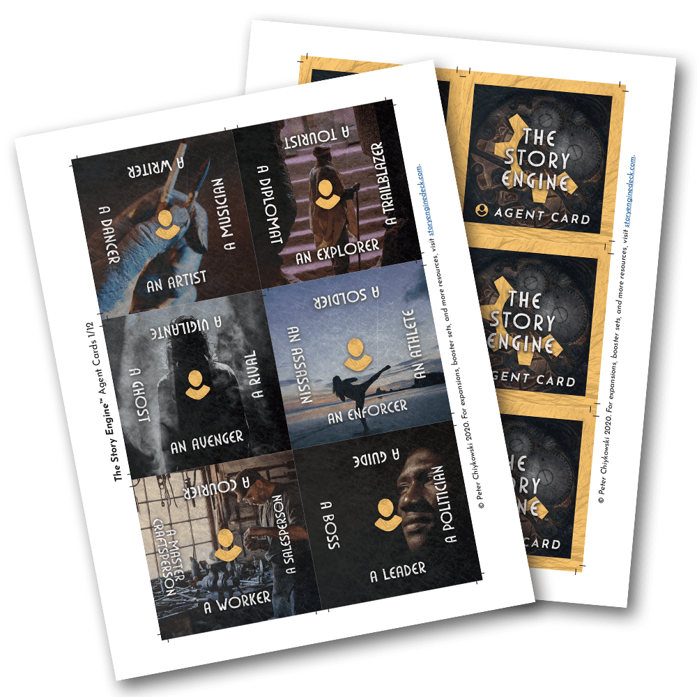 PDF "Alpha & Omega" Bundle - The Story Engine Deck of Writing Prompts