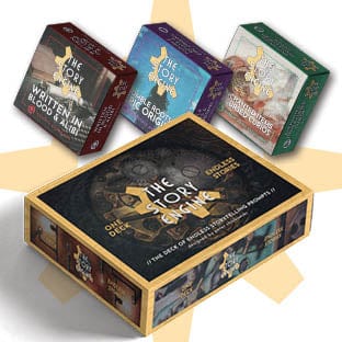 Story Engine + "Curio" Expansions Bundle - The Story Engine Deck of Writing Prompts