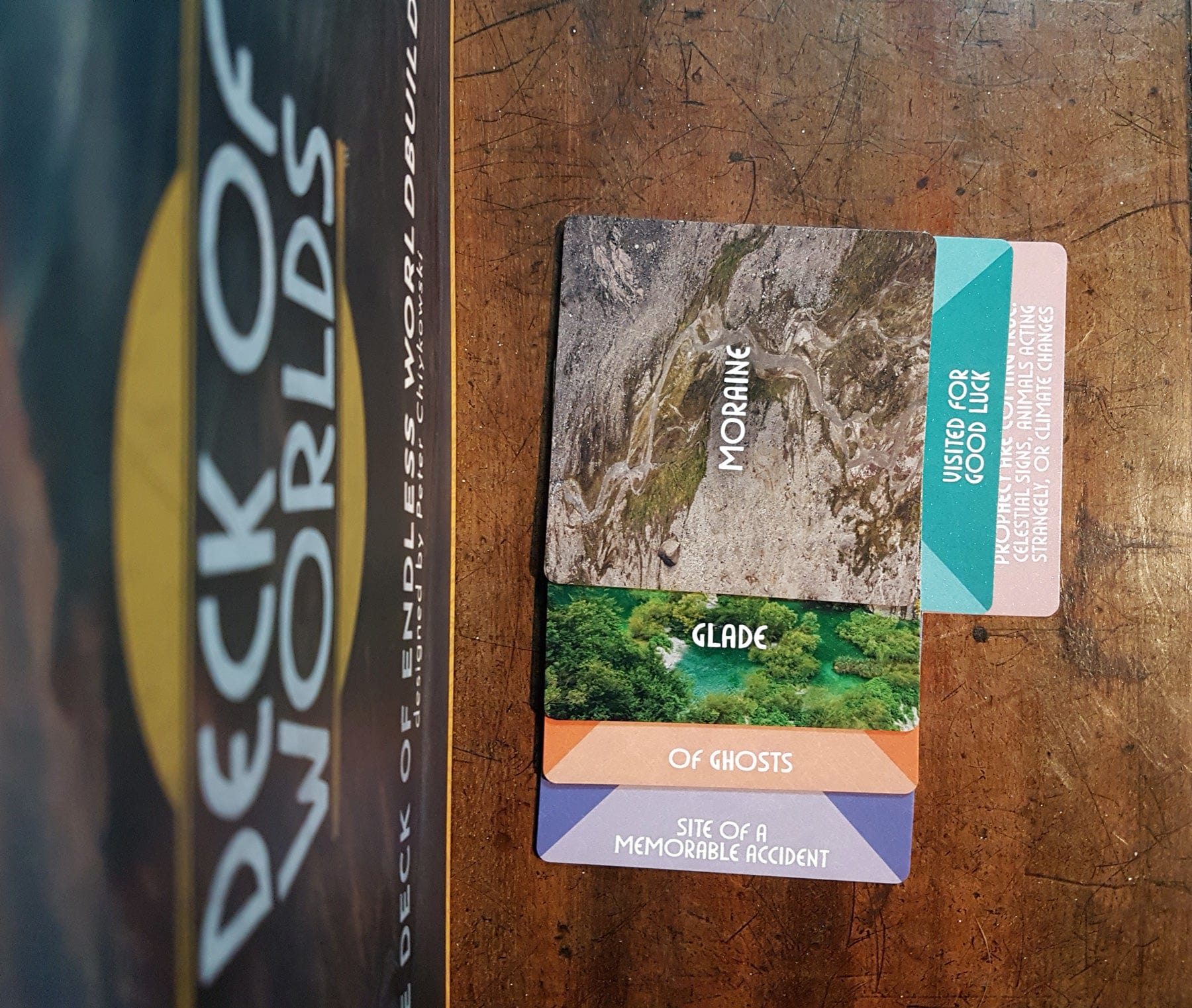 Deck of Worlds: Worldbuilding prompts for novel settings, lore